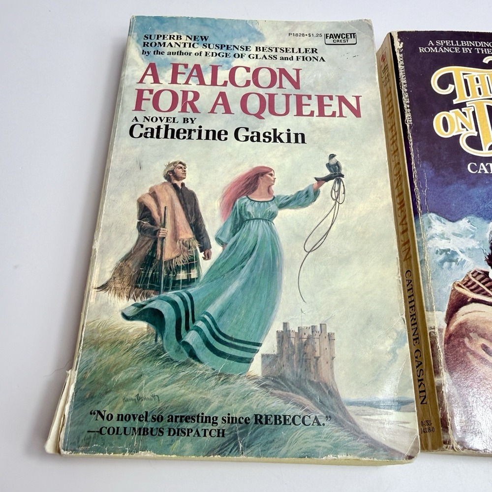 Catherine Gaskin Vintage Romantic Suspense 2 Paperback Lot Falcon Devlin 1st PB - Picture 2 of 15